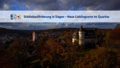 Vorschaufoto für das Video mit Blick auf die Stadt Siegen