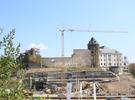 Bauarbeiten am Schlosshang