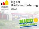 Ankündigung Tag der Städtebauförderung 2022 in Nied