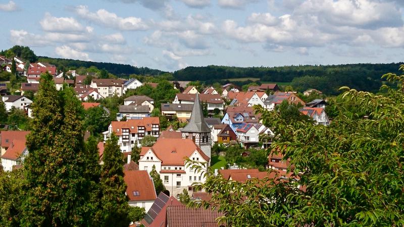 Luftbild Weissach Ortskern Flacht Luftbild Weissach Ortskern Flacht
