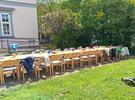 Die lange Tafel am Mehrgenerationenhaus 