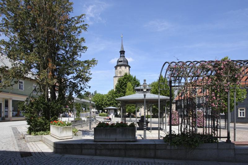 Trinkpavillon und Pergola Kirchplatz NK 3 Trinkpavillon und Pergola Kirchplatz NK 3