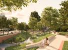 Visualisierung – Bachrefugium am Stadtpark © Schramm + Partner Landschaftsarchitekten | Gärtner und Christ Architekturdarstellung