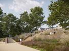 Visualisierung – Umgestaltung des Stadtparkeingangs Lindenstraße © Schramm + Partner Landschaftsarchitekten | Gärtner und Christ Architekturdarstellung