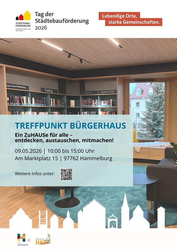 Plakat Städtebauförderung Bürgerhaus