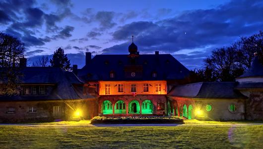 Saalfeld/Saale: Das illuminierte Anwesen der Villa Bergfried