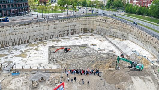 Rostock: Die Theaterbaustelle als Bühne für die Städtebauförderung