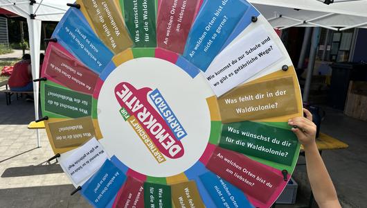 Darmstadt: Ein Wünsch-Dir-Was-Rad – Kinder teilen Ihre Ideen für die Waldkolonie