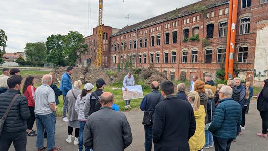 Burg: Von der Tuchfabrik zum Wohnen am Park