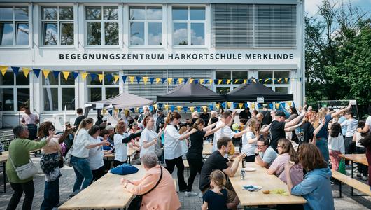 Castrop-Rauxel: Buntes Treiben auf dem Quartiersplatz in Merklinde