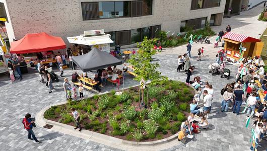Spiesen-Elversberg: Platz der Kinderrechte - Vom ehemaligen Festplatz zum lebendigen Treffpunkt für Menschen, Natur und Gemeinschaft