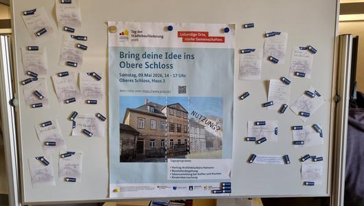 Greiz: Gemeinsame Ideensammlung - Bring deine Idee ins Obere Schloss