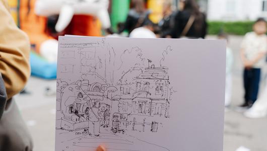 Duisburg: Hüpfburg mit Villa auf dem Stadtteilfest Alt-Hamborn zum Tag der Städtebauförderung 2026