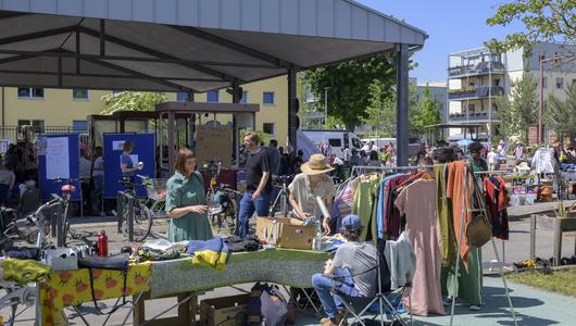 Heidelberg: Flohmarkt am Checkpoint Bürgerpark