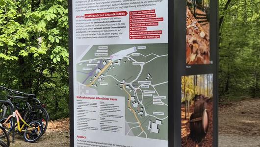 Forchheim: Foto- und Infoaufsteller Open-Air Galerie Kellerwald