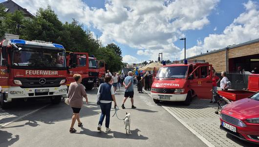 Thum: Familien- und Kinderfest im Rahmen der Eröffnung des Feuerwehr-Neubaus